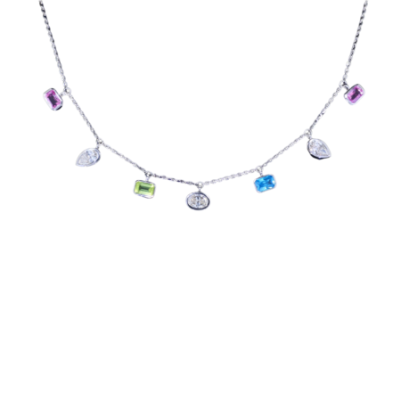 The gem interval necklace