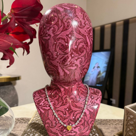 Heart of light diamond string