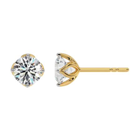 2 Ct Solitaire Studs