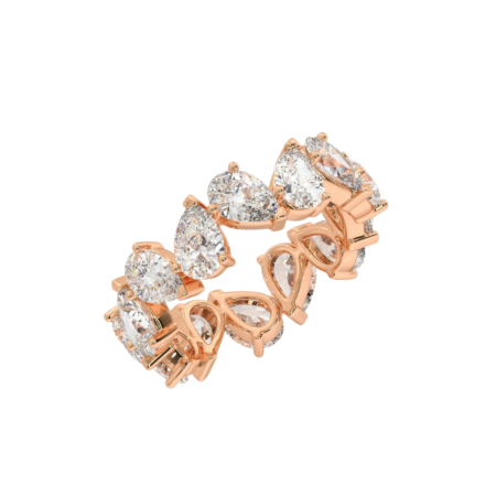 Pear Eternity Diamond Ring