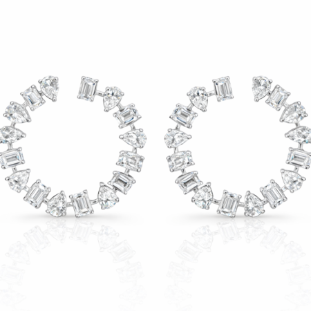 Diamond Hoop Earring